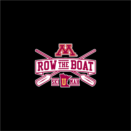 Auto Graphs University of Minnesota Row the Boat Small Decal